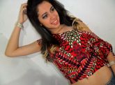 Blusa estampada.